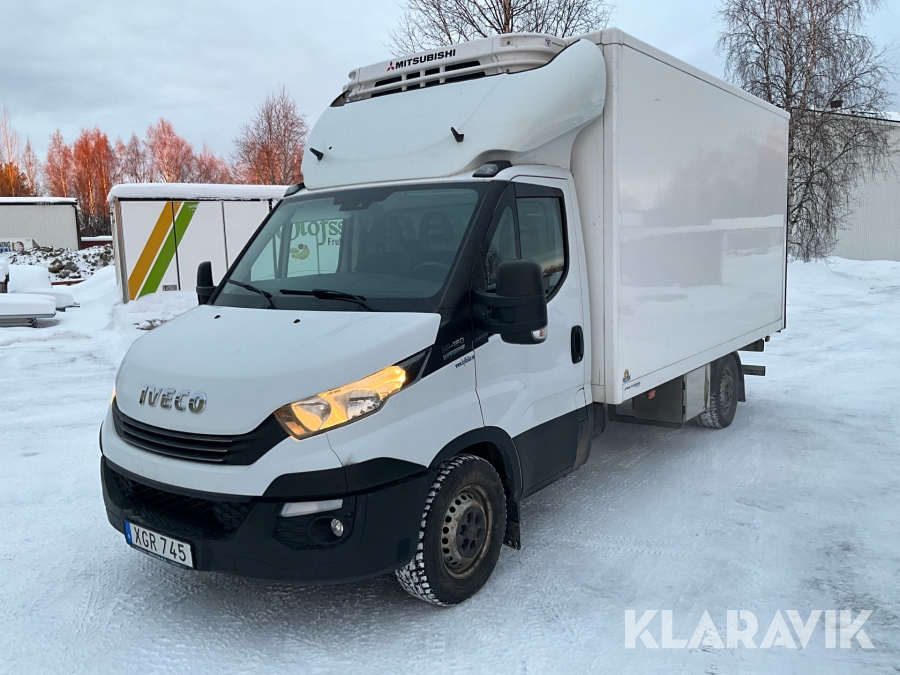 Kylbil Iveco Daily 35-160 med bakgavellyft