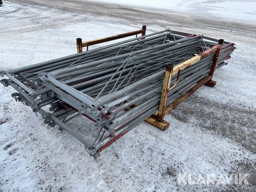 Dubbelräcke till modulställning 20st ringsystem