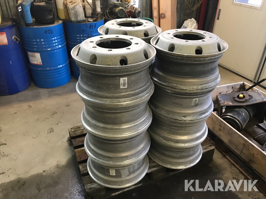 Släpvagnsfälgar 12st 19.5tum