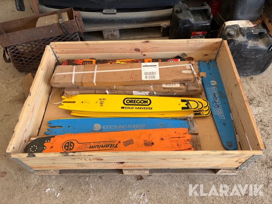 Parti med sågsvärd till skördare 61 st
