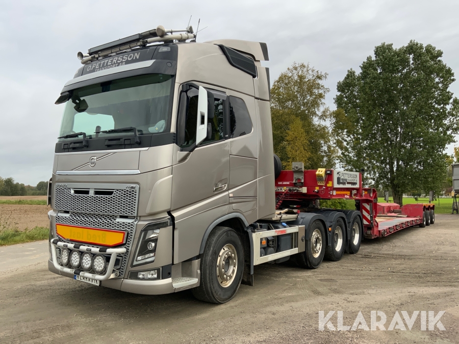 Trailerekipage Volvo FH16 750 med tippkärra