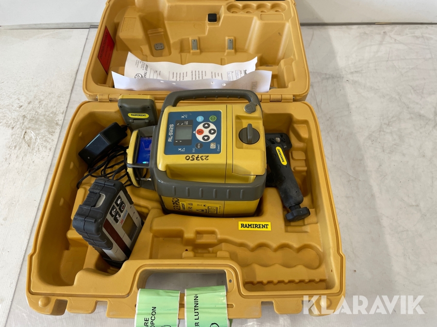 Tvåfallslaser & mottagare Topcon RL-SV2S, MTR-125RF