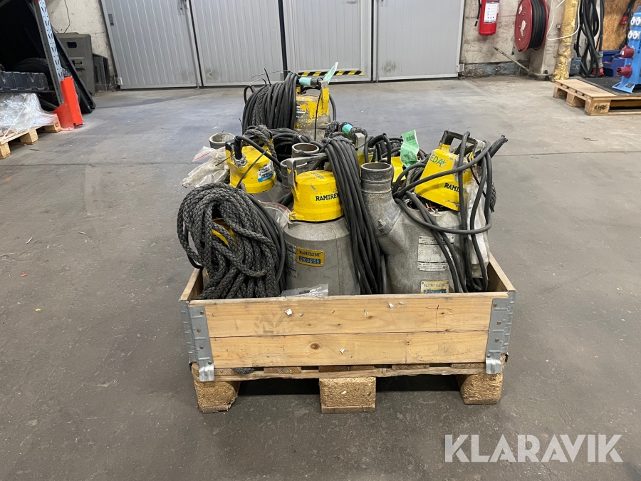 Diverse pumpar Atlas Copco