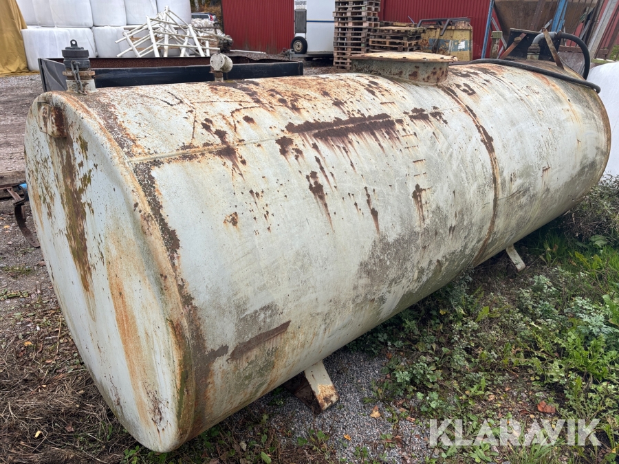 Dieseltank 3 kubik med elpump