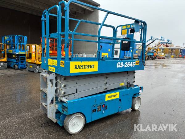 Saxlift Genie GS-2646 med utskjut