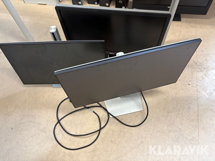 Datorskärmar Dell 3 st