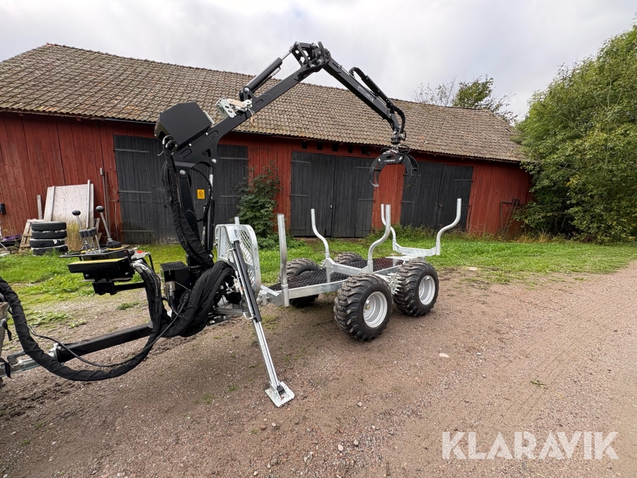Timmervagn till mini traktor/ATV