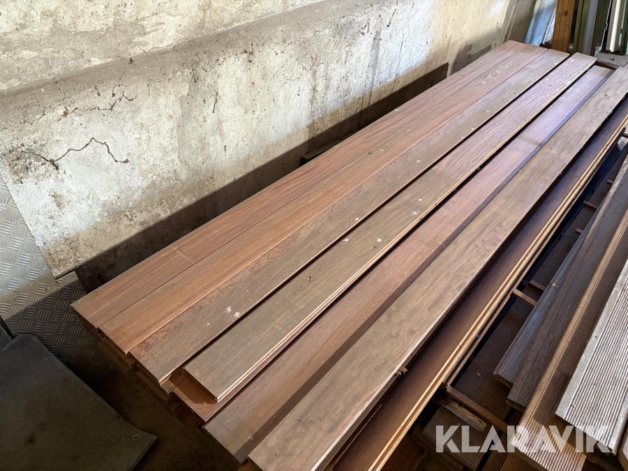 Cumaru spontat golv / fasad ca 25-27kvm