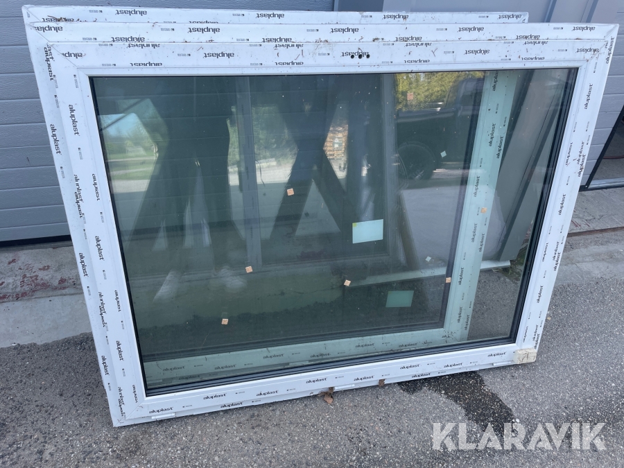 Fönster 3 glas Aluplast 1600x1250mm 1st