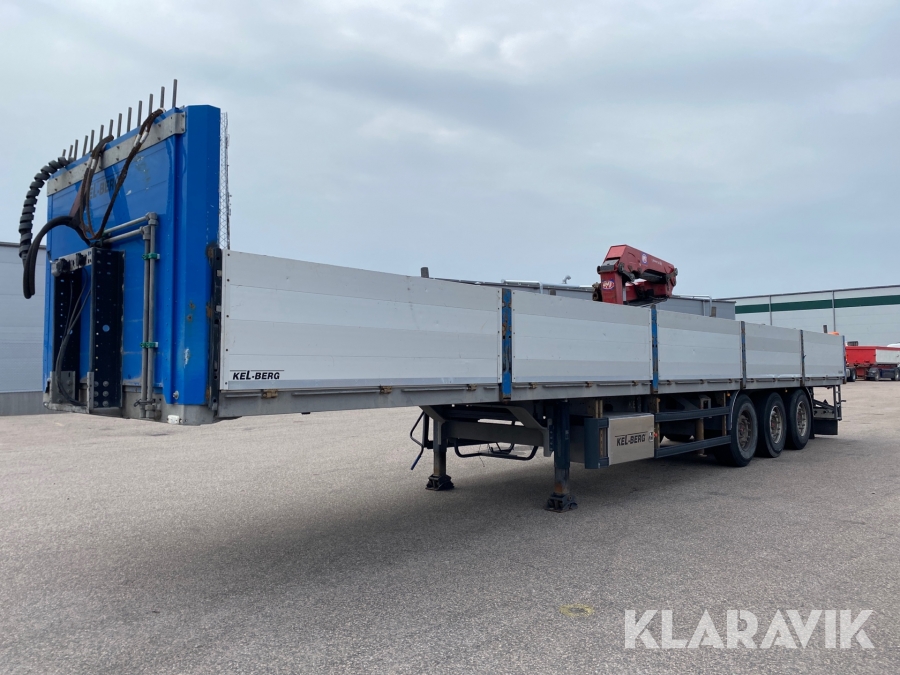 Trailer med kran KEL-BERG S42S3  