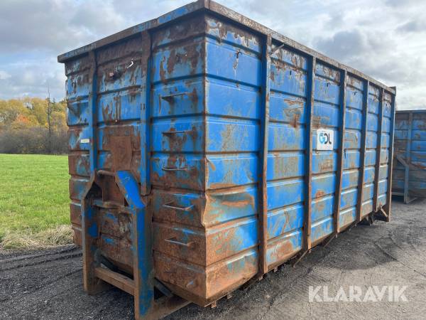 Lastväxlarcontainer 40m3