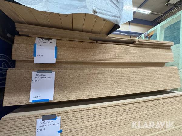 Spånskivor 3600x2400 16st