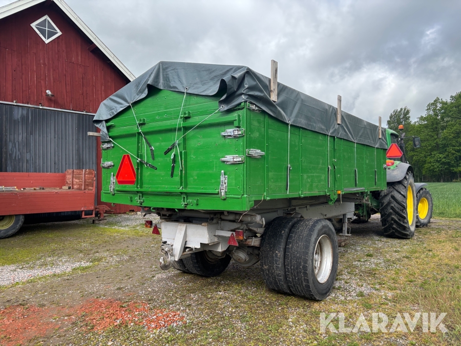 Spannmålssläp tippbart