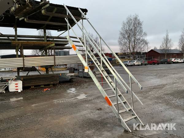 Byggtrappa aluminium