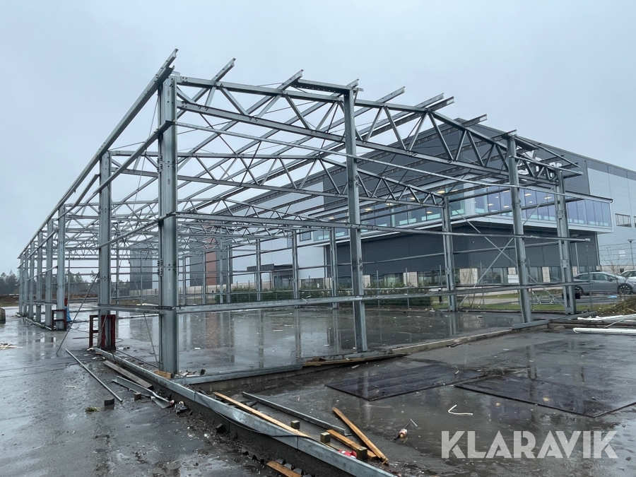 Maskinhall stomme LLENTAB, Borås, Klaravik auktioner