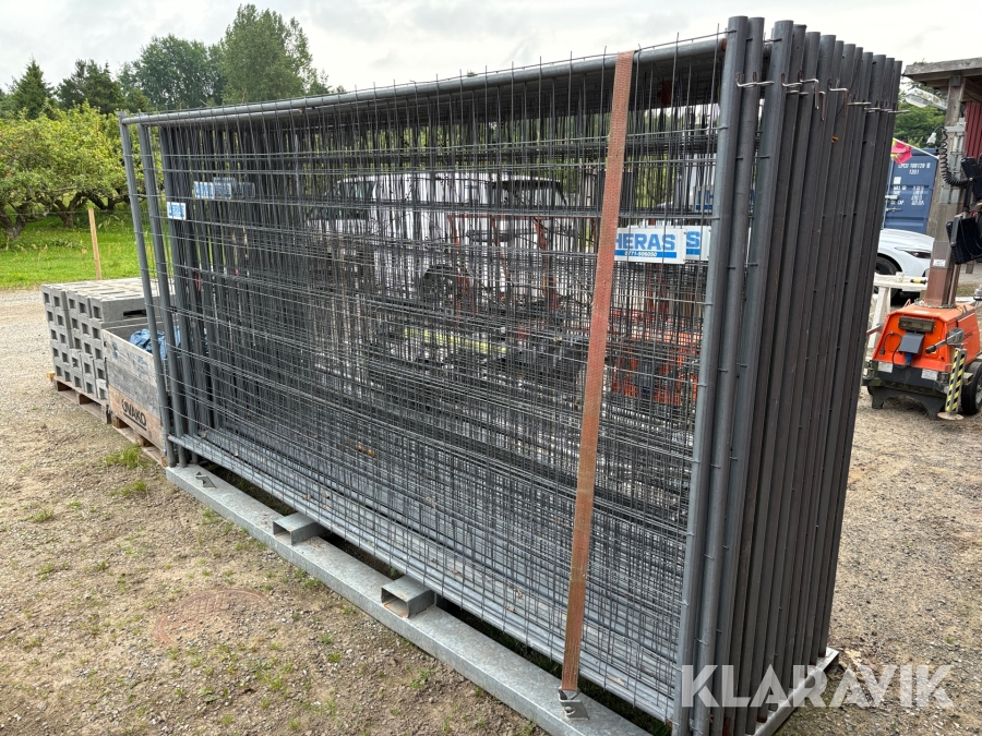 Byggstängsel Heras 3,5 m - 30 st