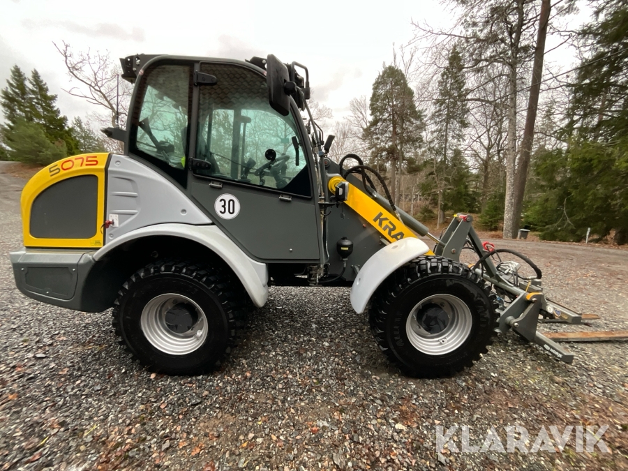Hjullastare Kramer 5075 med redskap