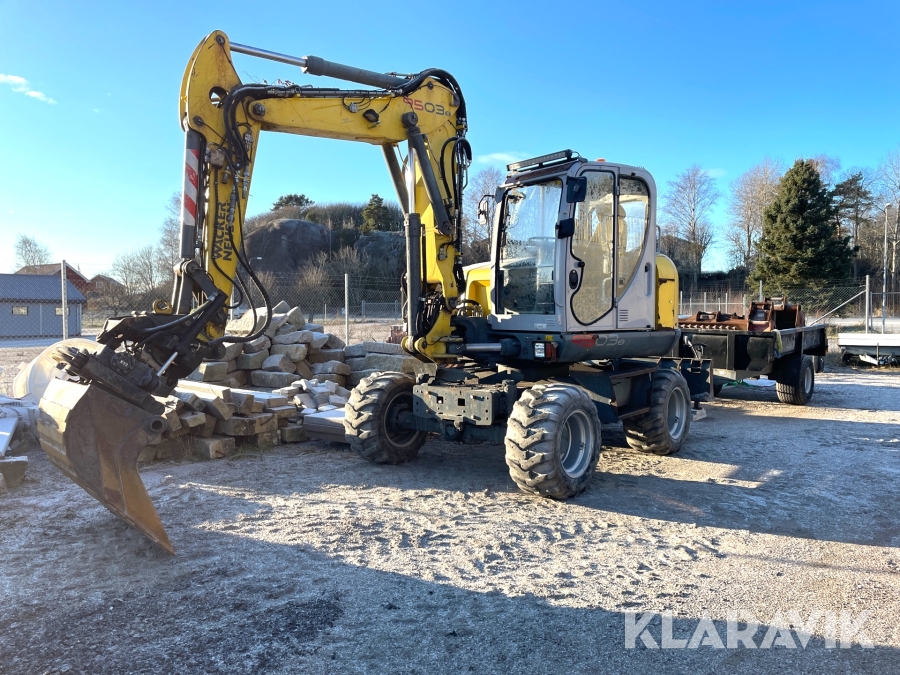 Grävmaskin Wacker Neuson 9503-2 med redskap