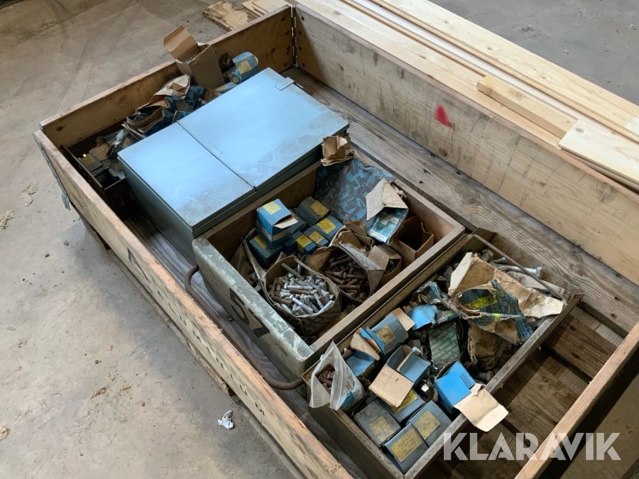 Pall diverse skruv, bult och mutter