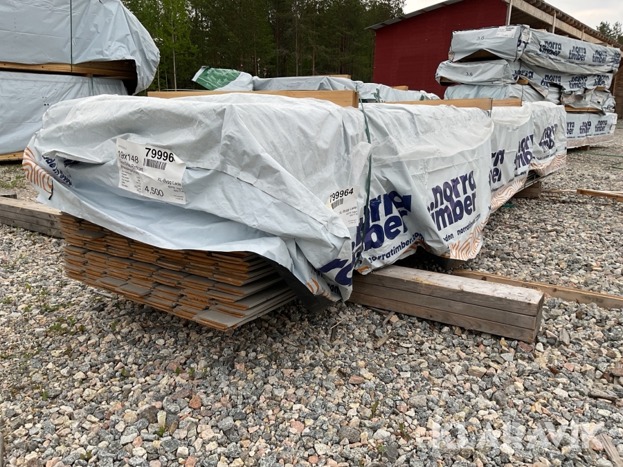 D-fals Rettkant 19x148 / 2,834m3 grå