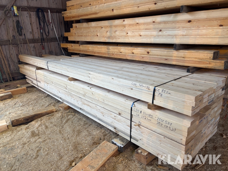 Virkespaket 45x170 ca 85 LM