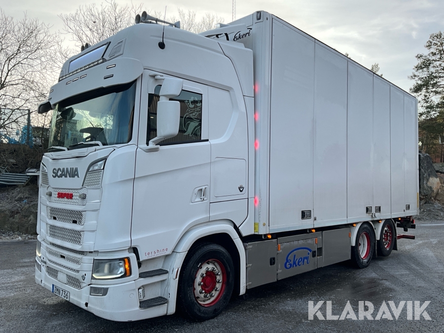 Lastbil fjärrbil / distribution Scania S580 Euro 6