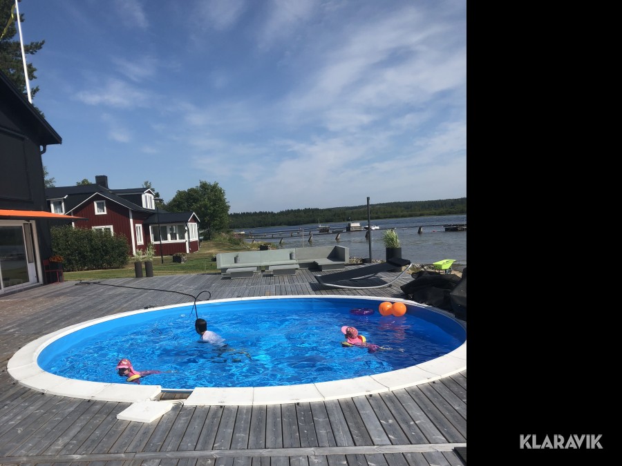 Rund Pool för utomhusbruk