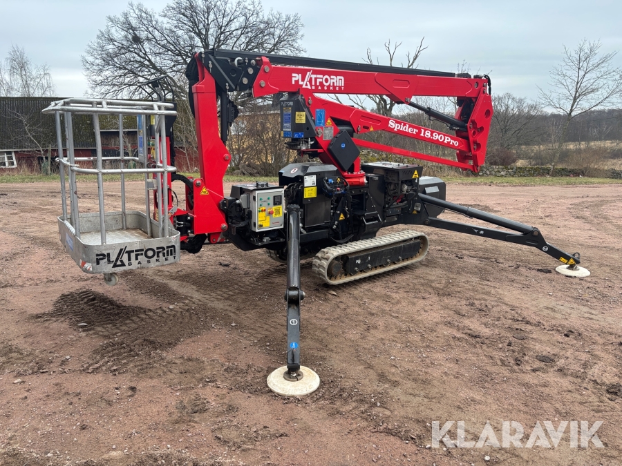 Larvbandslift Platform Basket Spider 18.90 PRO - Hybrid