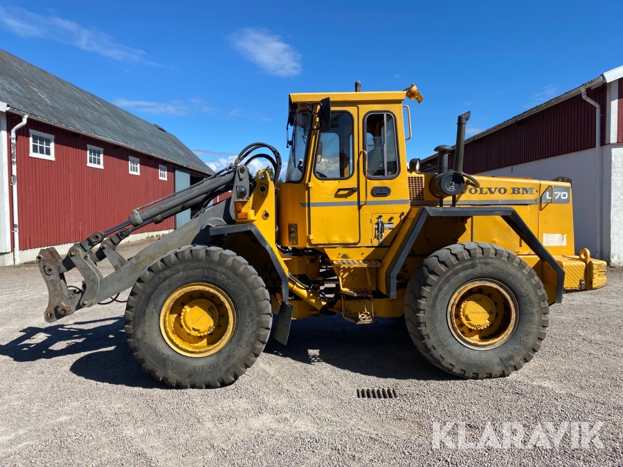 Hjullastare Volvo BM L70, Helsingborg, Klaravik Auktioner