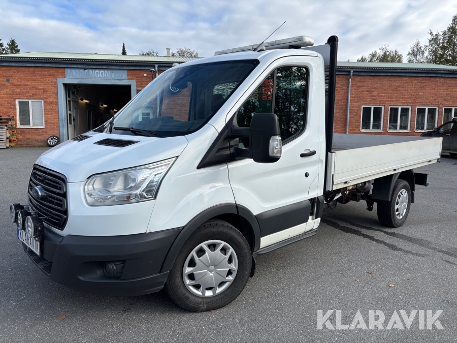 Flakbil Ford Transit 2.2 TDCi AWD med kran 