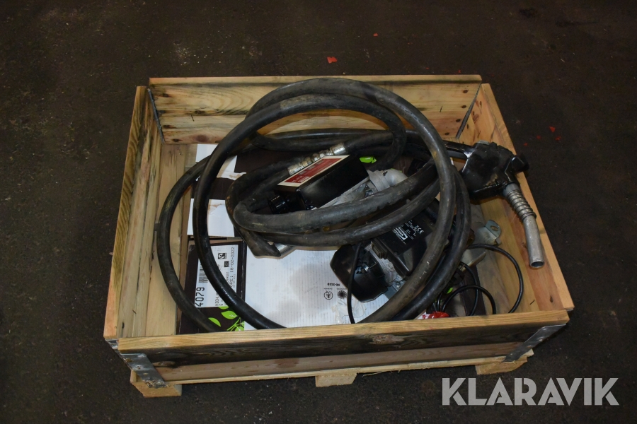 Tankningspump diesel pump Piusi med volymmätare