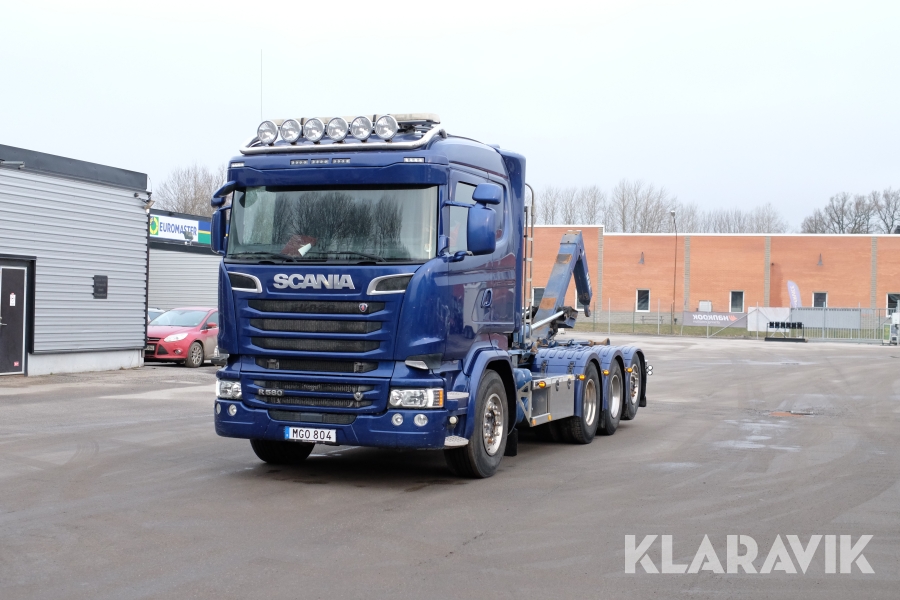 Lastväxlare Scania R580 8X4*4HNB LB, Eskilstuna, Klaravik au