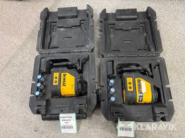 Interiörlaser Linjelaser 2 st Dewalt DW088