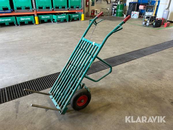 Tegelkärra med broms