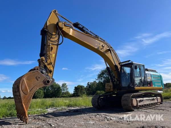 Grävmaskin CAT 336 FLEXE med skopa och GPS