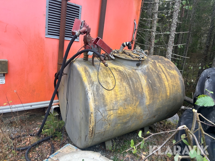 Tank 1,5 m3 med pump