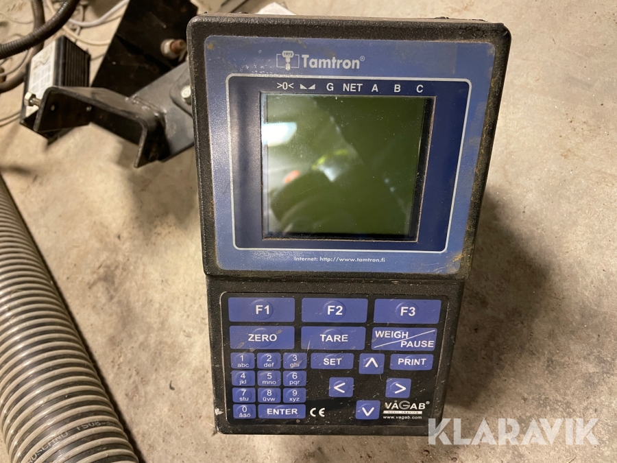 Våg till hjullastare Komplett system Tamtron PKV-100