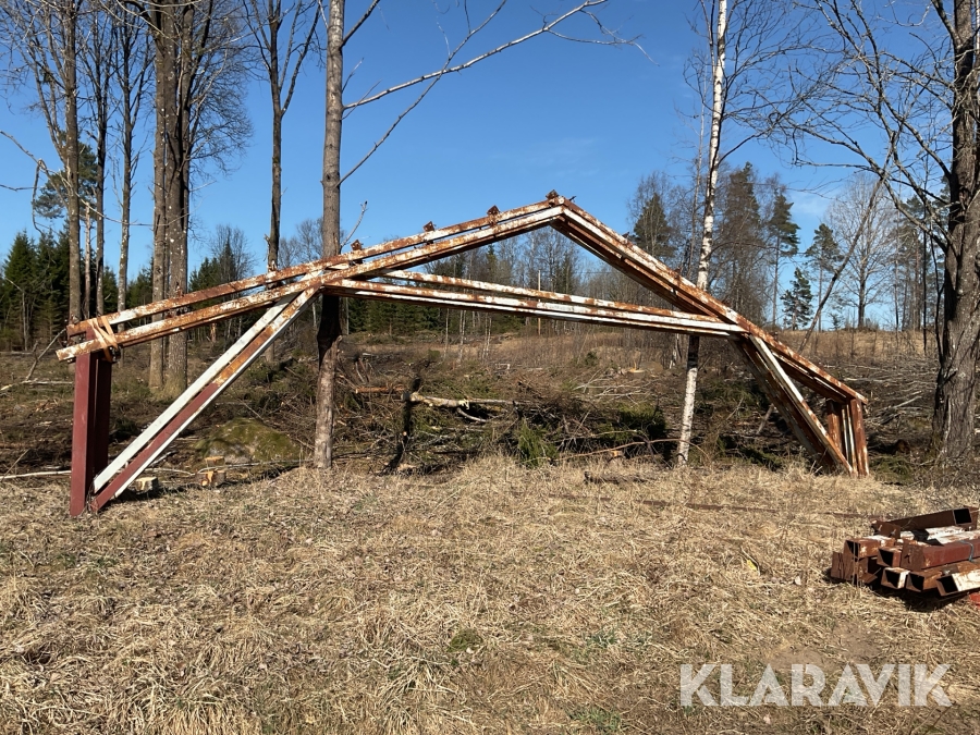 Stålkonstruktion maskinhall 10m bred