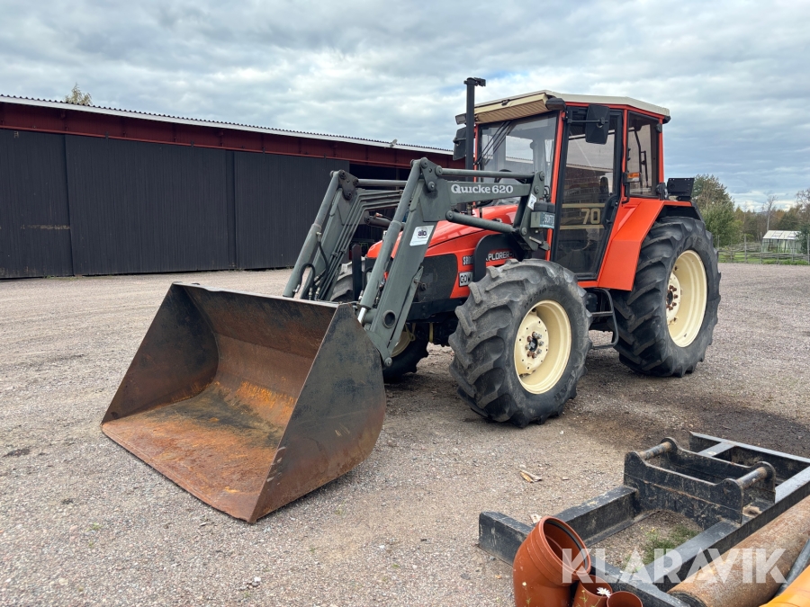 Traktor Same Explorer 70 DT 4WD med frontlastare