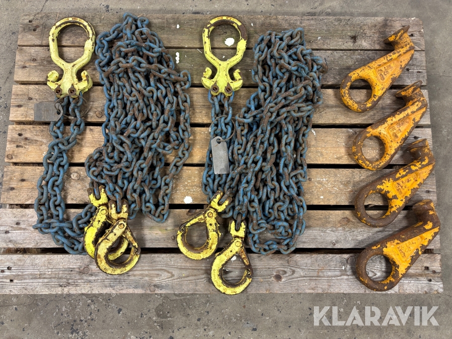 Lyftkätting och containeröglor