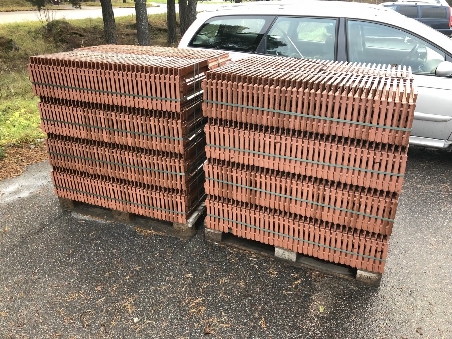 2pall tegelpannor (Nytt)