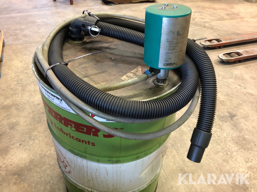 Vacuumsug QH-system med tunna