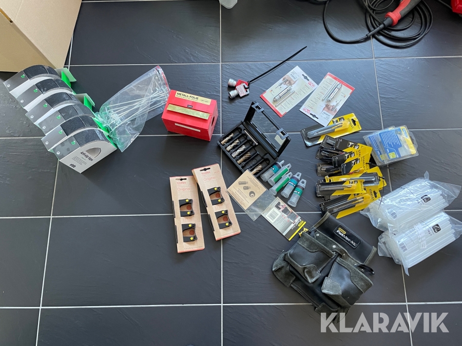 Diverse bygg och skyddsmaterial