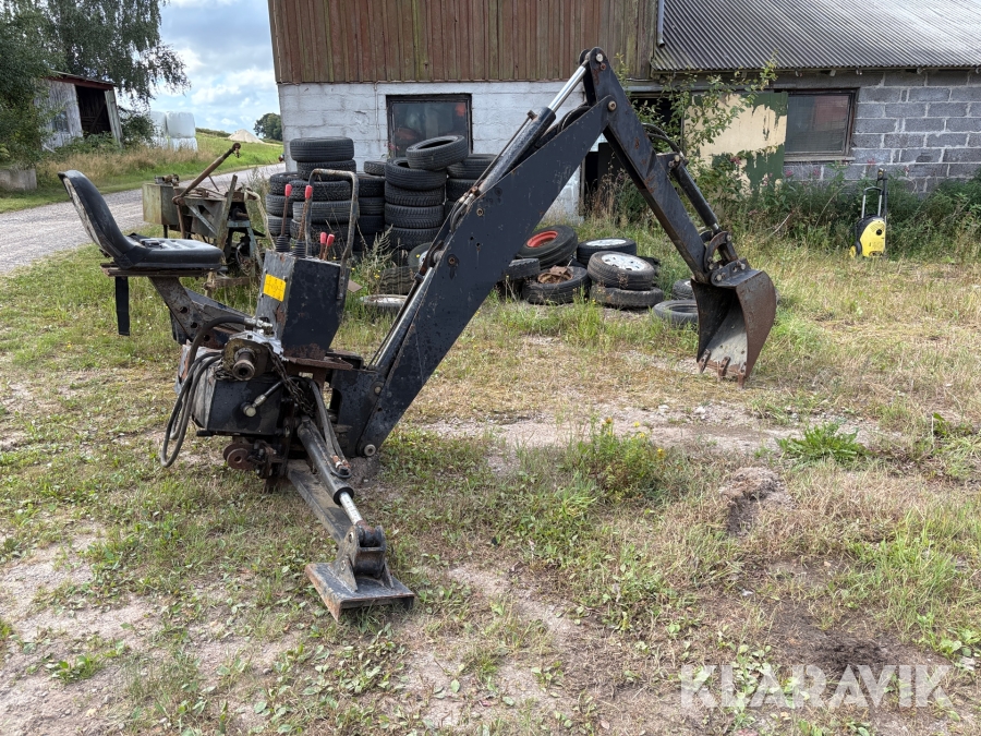 Grävaggregat till traktor