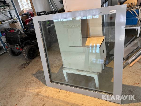 3-glas Fönster Aluminium 116 x 116 cm Precontal 2 st