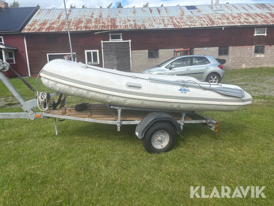 Gummibåt Arimar Top-Line 320 med trailer och motor