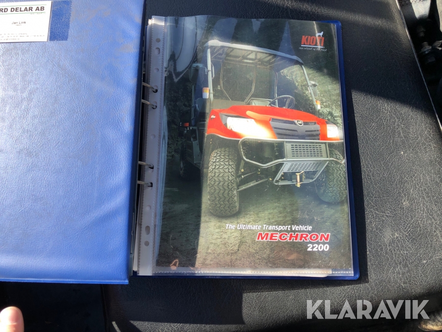 UTV Kioti MEC2210 1600XD-R, Kristianstad, Klaravik Auktioner