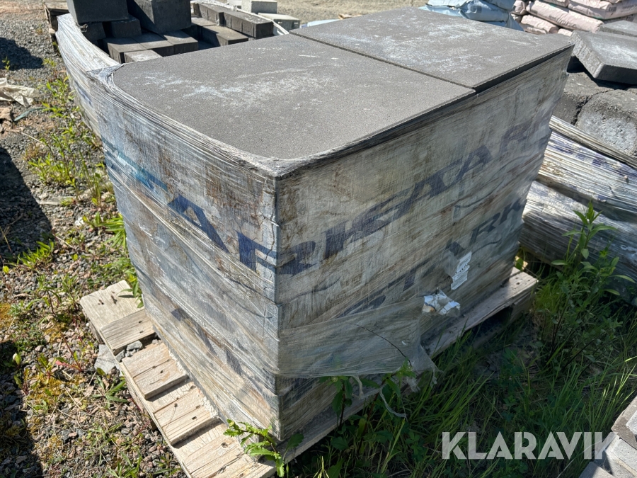 Marksten Starka Villa Släta Helplatta Antracit - 70mm 