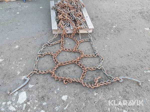 Piggkedja 520/70R34 11 mm piggar Rutmönster 1 st