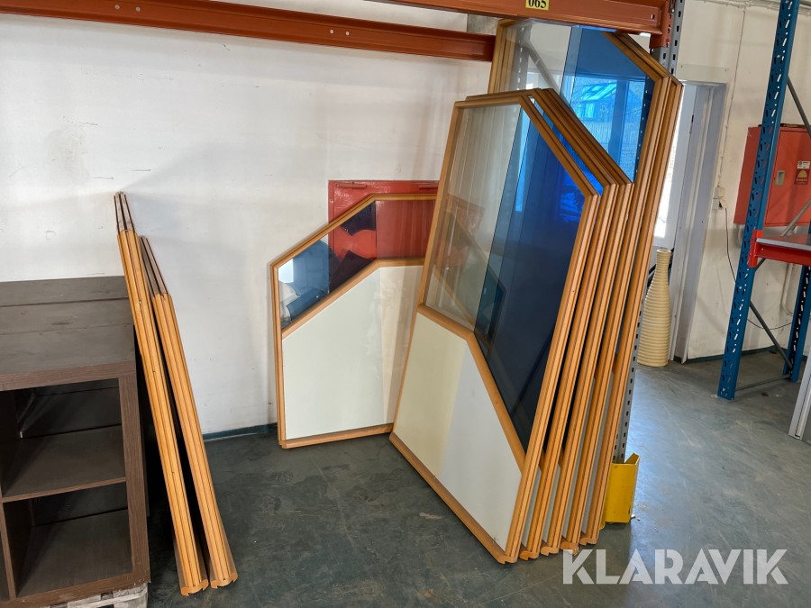 Avskärmningsväggar 8st